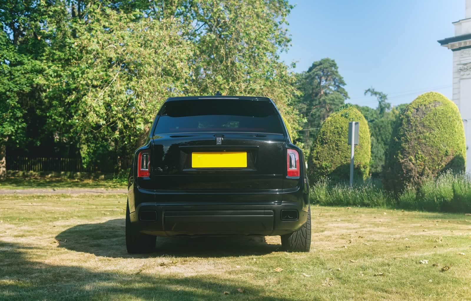 Black Badge Rolls-Royce Cullinan rear