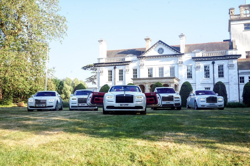 Rolls-Royce hire fleet lineup